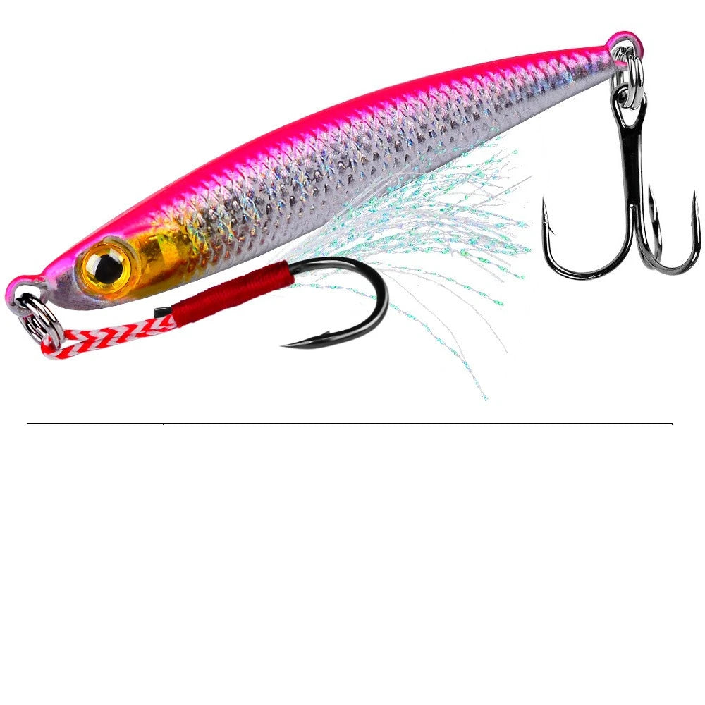 Metal Cast Jig Spoon Lure 10 20 30 50g For Shore Casting Sea Bass