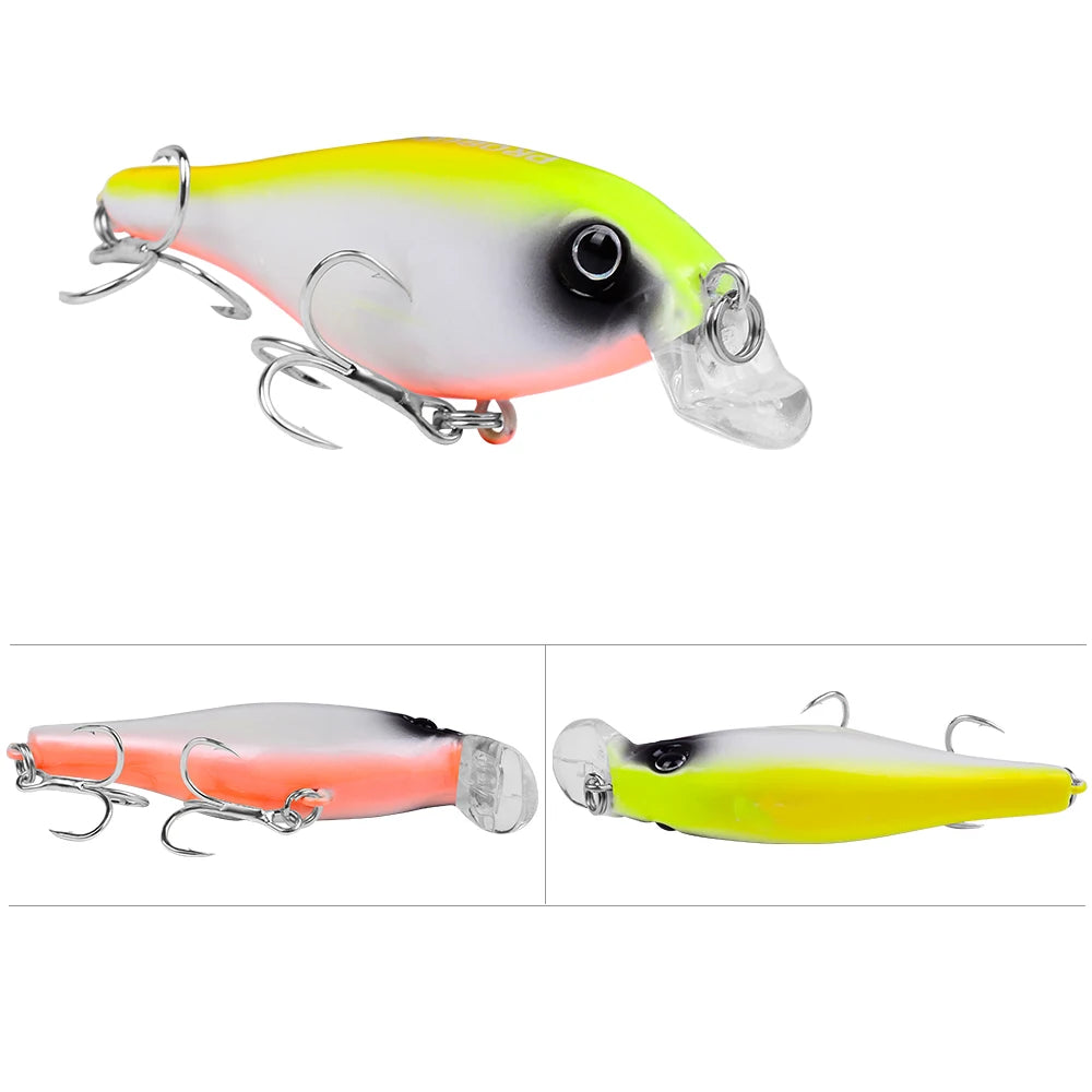 Yucong 1PX Floating Crankbait 8cm 11.5g Topwater Noisy Lure