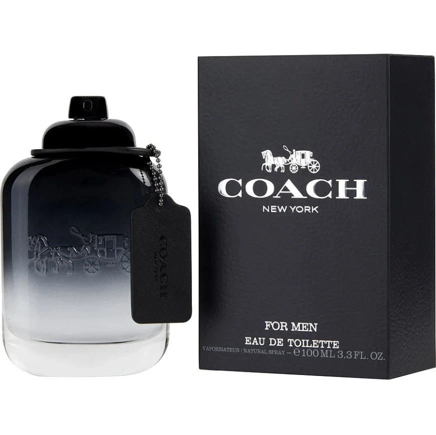 Coach New York Fashion Classic Carriage Mens Perfume 100ml EDT Woody