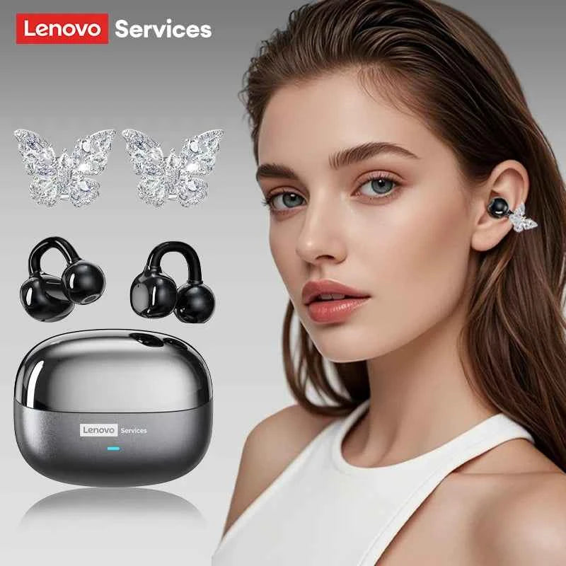 Lenovo LE302 OWS Ear Clip Wireless Earphones Low Latency Bluetooth Headphones