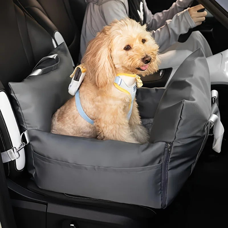 Winter Waterproof Luxury Dog Car Seat Pet Beds Comfortable Puppy Dog Bed Soft Travel Pet Car Seat with Safety Buckle