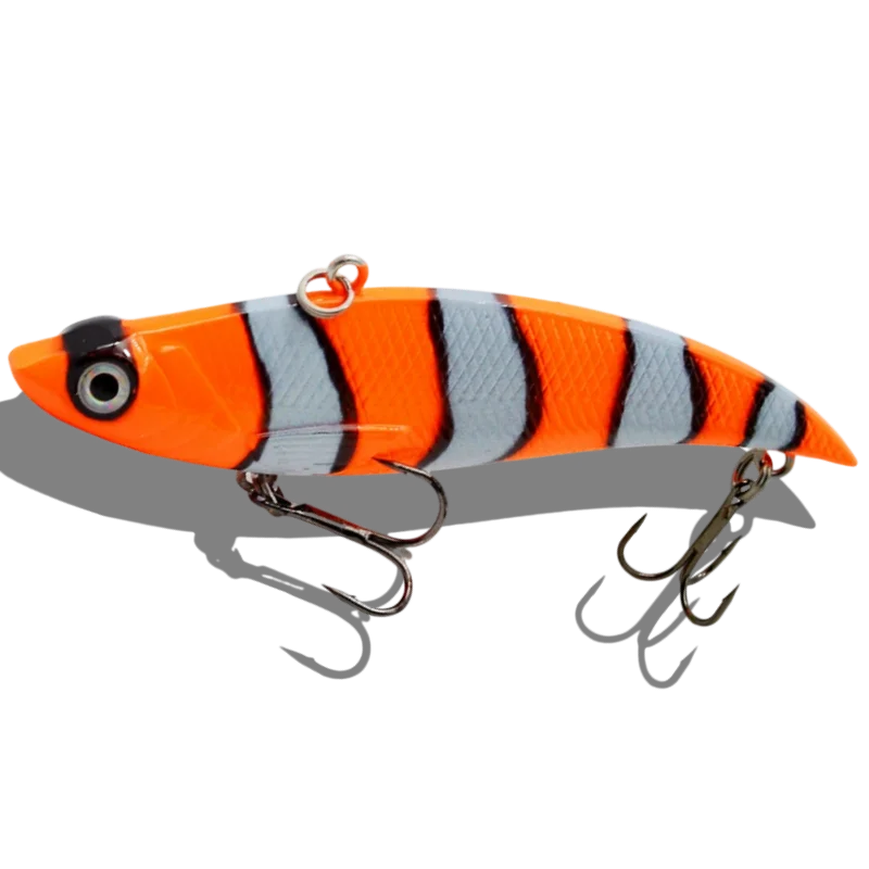 Tsuyoki Ice Fishing Lure 90mm 18g Sinking Vib Lures Wobblers Rattlin Vika 90S