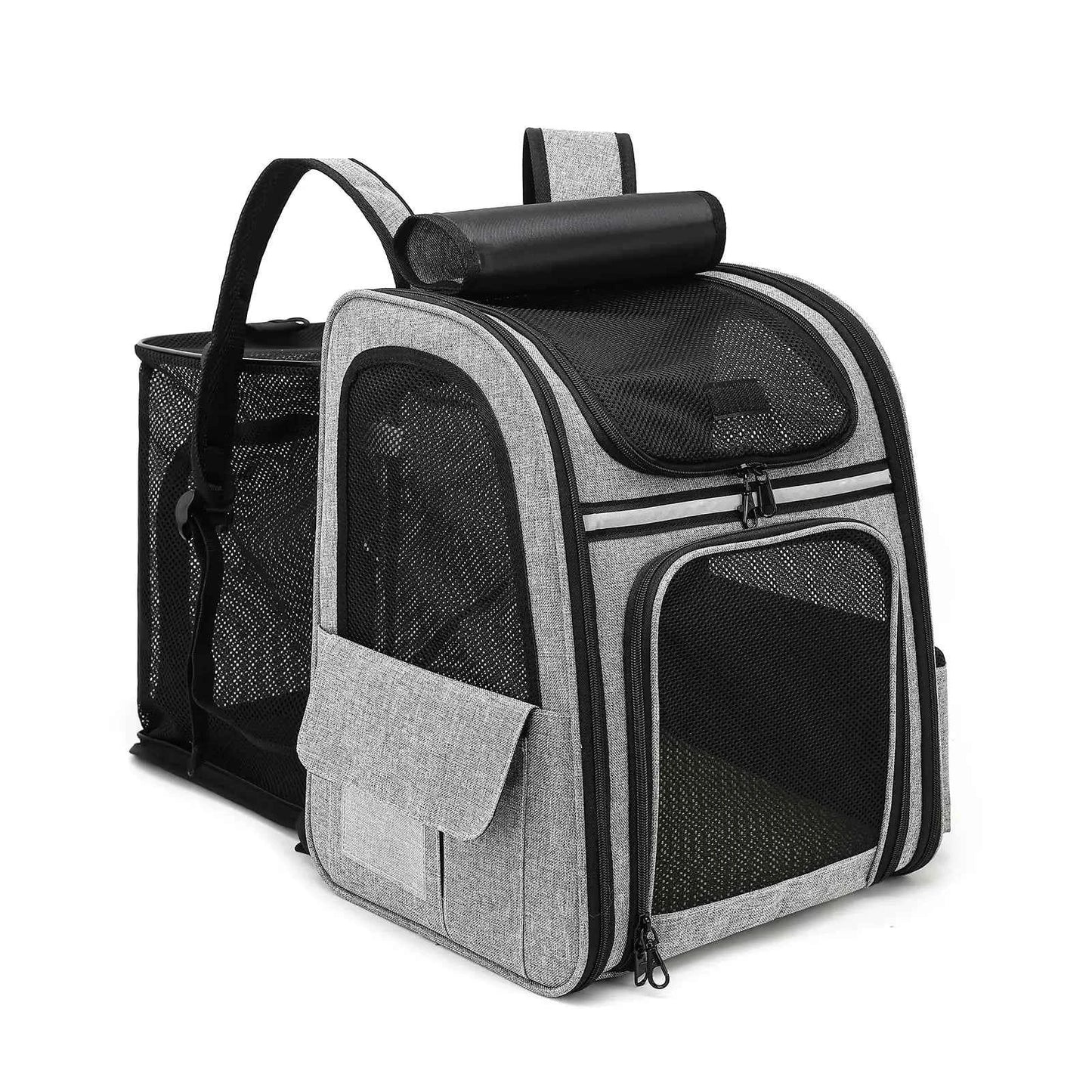Dogat Pet Backpack Carrier Breathable Mesh Window Foldable For Cats And Dogs