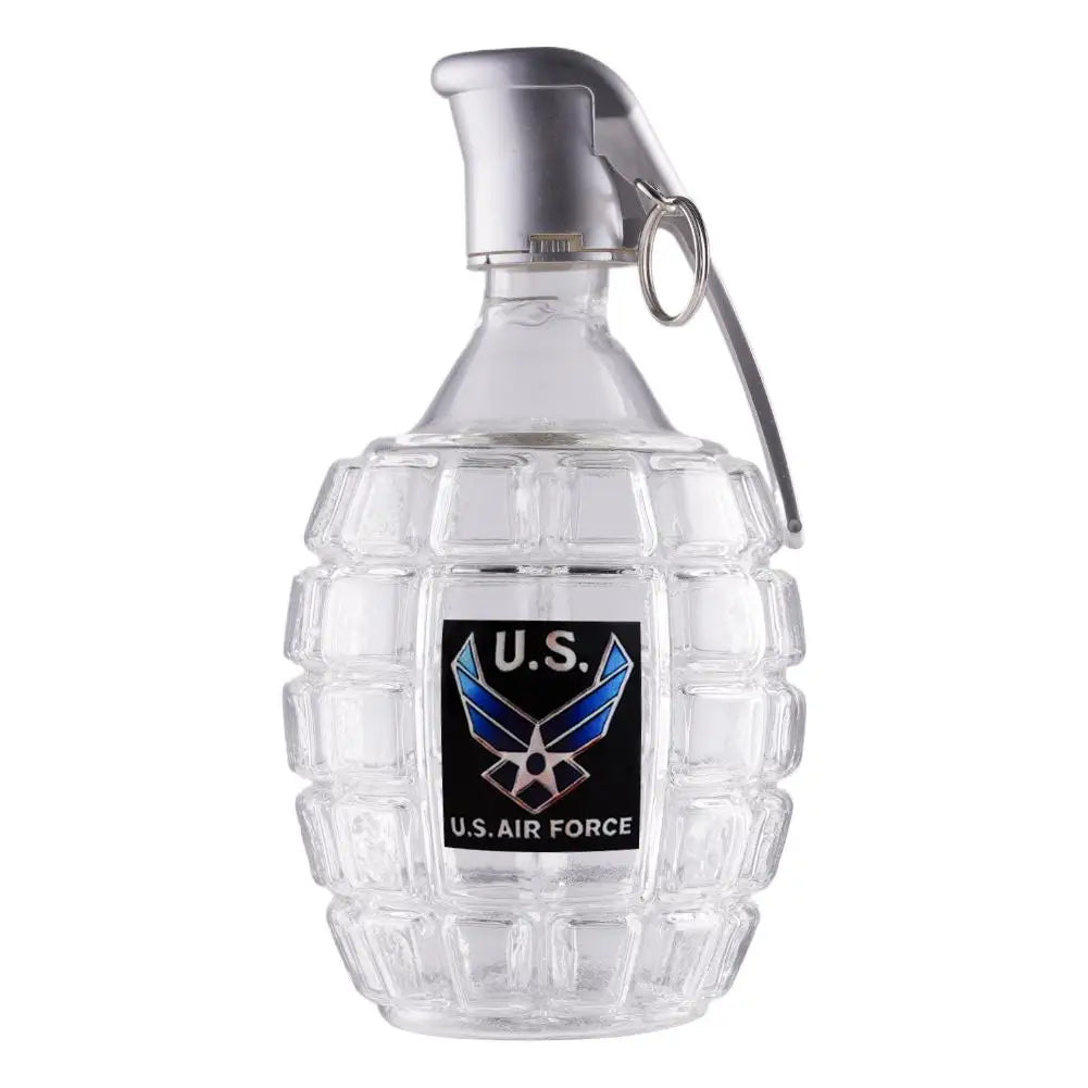 Military Hand Whiskey Bottle Grenade Engraved Liquor Bottle Sealed Whiskey Jar Storage Unique Gift For Men Bar Office Home