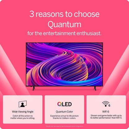 55 Inch Quantum 4K QLED HDR Smart TV WiFi 6 VIZIO OS