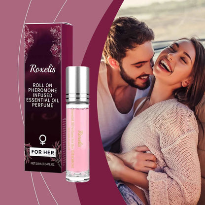 Roxelis Women Ball Perfume Alcohol Free Fresh Scent Lasting Floral Roller Ball