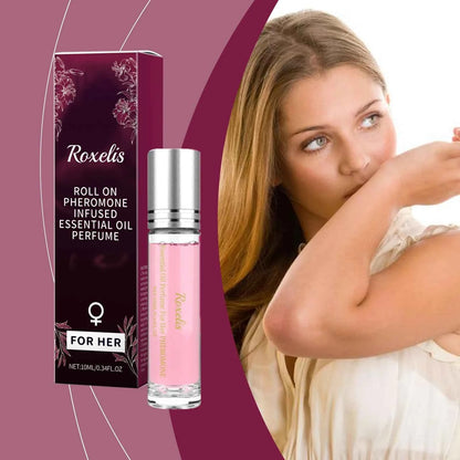 Roxelis Women Ball Perfume Alcohol Free Fresh Scent Lasting Floral Roller Ball