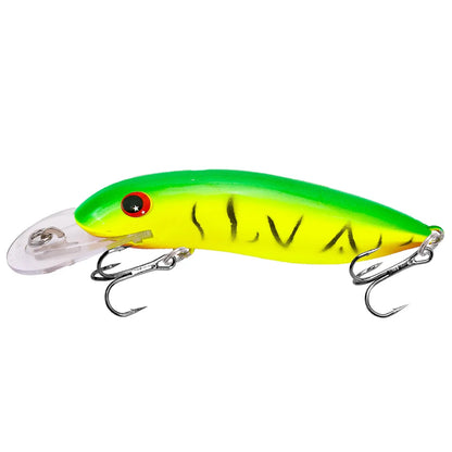 Minnow Lure 10.5cm 13.4g Sinking Hard Crankbait With 3D Eyes Treble Hooks