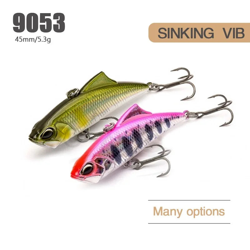 Japan Sinking Lipless Crankbait Lure 5.3g 4.5cm All Depth Ice Fishing Tackle
