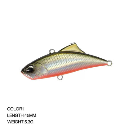 Japan Sinking Lipless Crankbait Lure 5.3g 4.5cm All Depth Ice Fishing Tackle