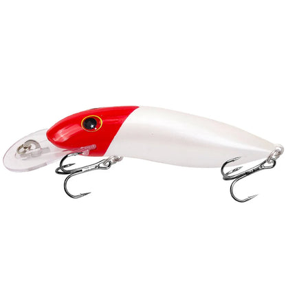 Minnow Lure 10.5cm 13.4g Sinking Hard Crankbait With 3D Eyes Treble Hooks