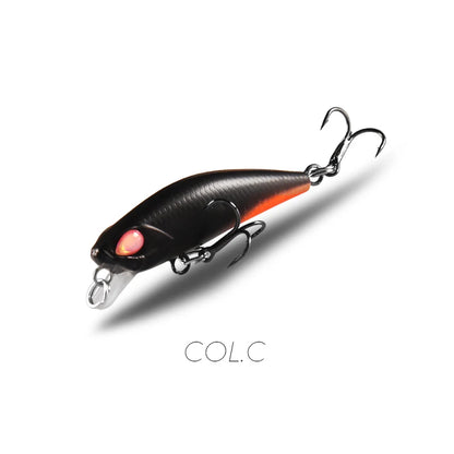 BearKing 42mm Minnow Crankbait Lure 2.8g Sinking 0.3-0.6m 11 Colors