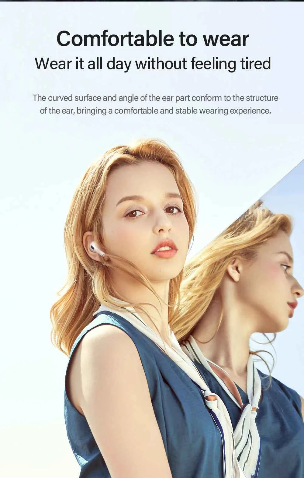 Lenovo LP40 True Wireless Bluetooth Earphones With Touch Control For Android