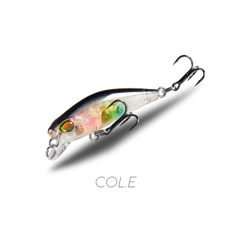 BearKing 42mm Minnow Crankbait Lure 2.8g Sinking 0.3-0.6m 11 Colors