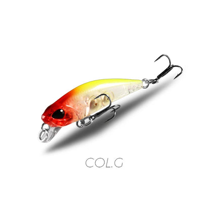 BearKing 42mm Minnow Crankbait Lure 2.8g Sinking 0.3-0.6m 11 Colors