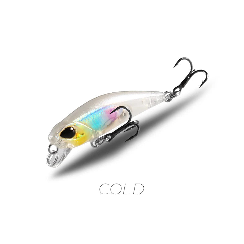 BearKing 42mm Minnow Crankbait Lure 2.8g Sinking 0.3-0.6m 11 Colors