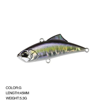 Japan Sinking Lipless Crankbait Lure 5.3g 4.5cm All Depth Ice Fishing Tackle