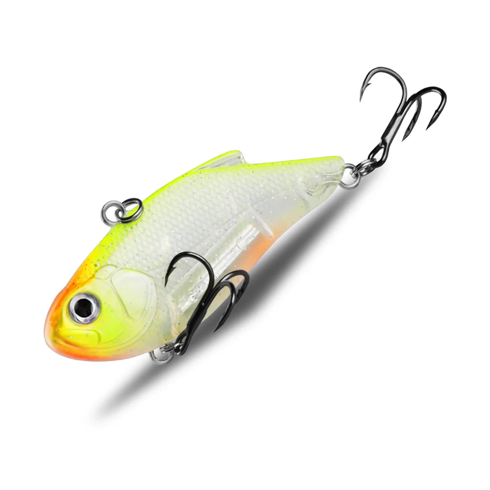 BearKing 50mm 7g Ice Fishing Wobblers Lure Vibration Bait Luminous Abs