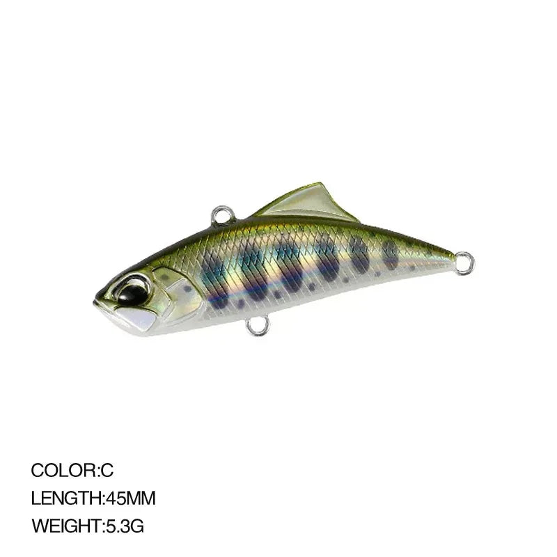 Japan Sinking Lipless Crankbait Lure 5.3g 4.5cm All Depth Ice Fishing Tackle