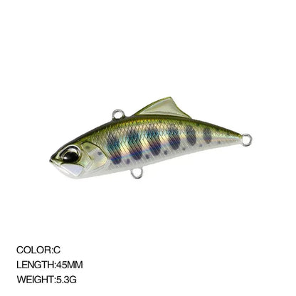 Japan Sinking Lipless Crankbait Lure 5.3g 4.5cm All Depth Ice Fishing Tackle