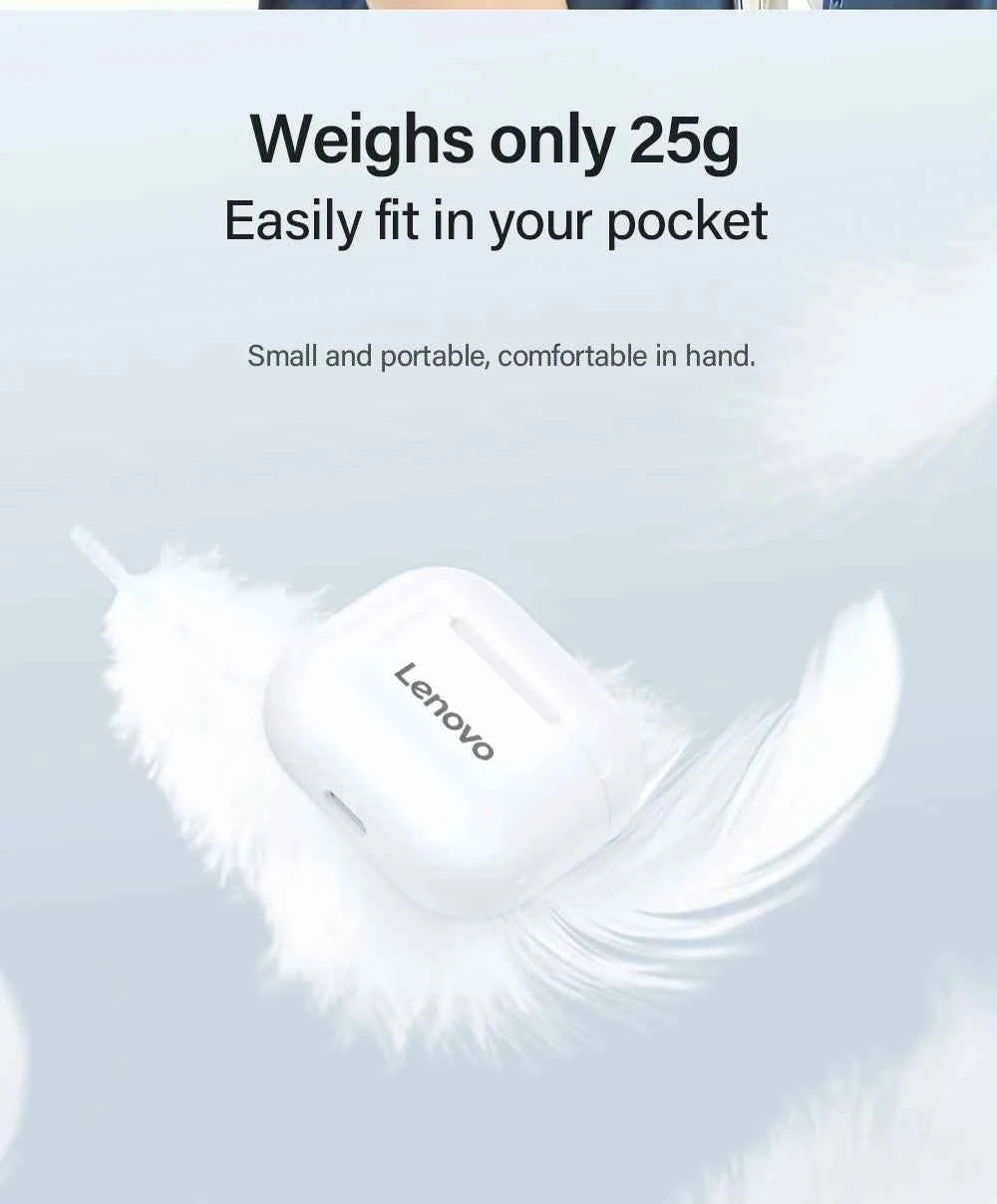 Lenovo LP40 True Wireless Bluetooth Earphones With Touch Control For Android
