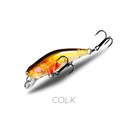 BearKing 42mm Minnow Crankbait Lure 2.8g Sinking 0.3-0.6m 11 Colors