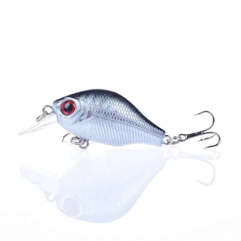 5.5Cm 9G Hard Minnow Crankbait Lure Wobbler Fat Crank Fishing Tackle