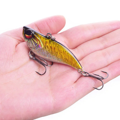 WDAIREN 1 Piece Vibration Fishing Lure Sinking 6cm 14g Treble Hook Hard Plastic