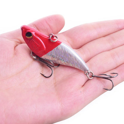 WDAIREN 1 Piece Vibration Fishing Lure Sinking 6cm 14g Treble Hook Hard Plastic