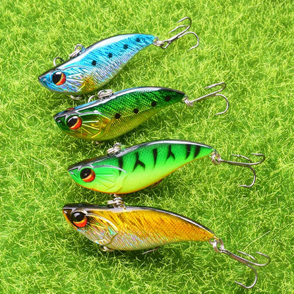 WDAIREN 1 Piece Vibration Fishing Lure Sinking 6cm 14g Treble Hook Hard Plastic