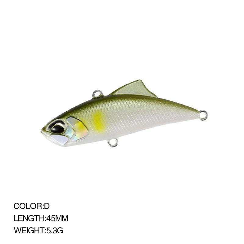 Japan Sinking Lipless Crankbait Lure 5.3g 4.5cm All Depth Ice Fishing Tackle