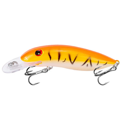 Minnow Lure 10.5cm 13.4g Sinking Hard Crankbait With 3D Eyes Treble Hooks
