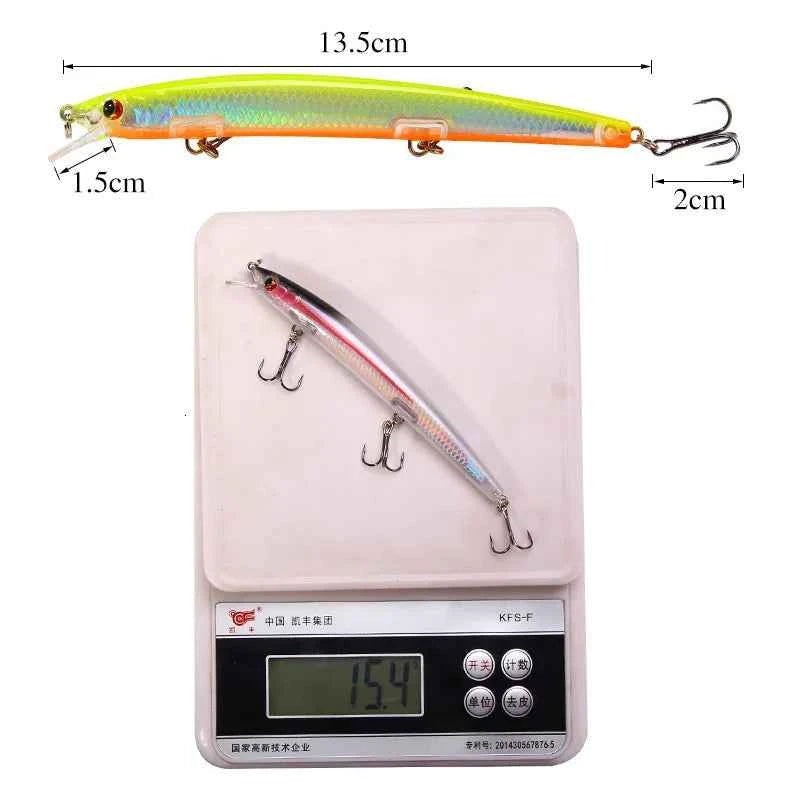 Samolla Minnow Fishing Lure 14.5g Long Throw Wobbler Bass Sea Bait