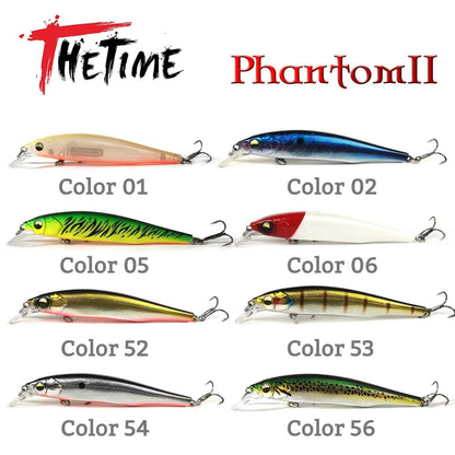 TheTime Phantom2 110SP Suspend Wobbler Minnow Lure 110mm 19g For Pike Sea Bass