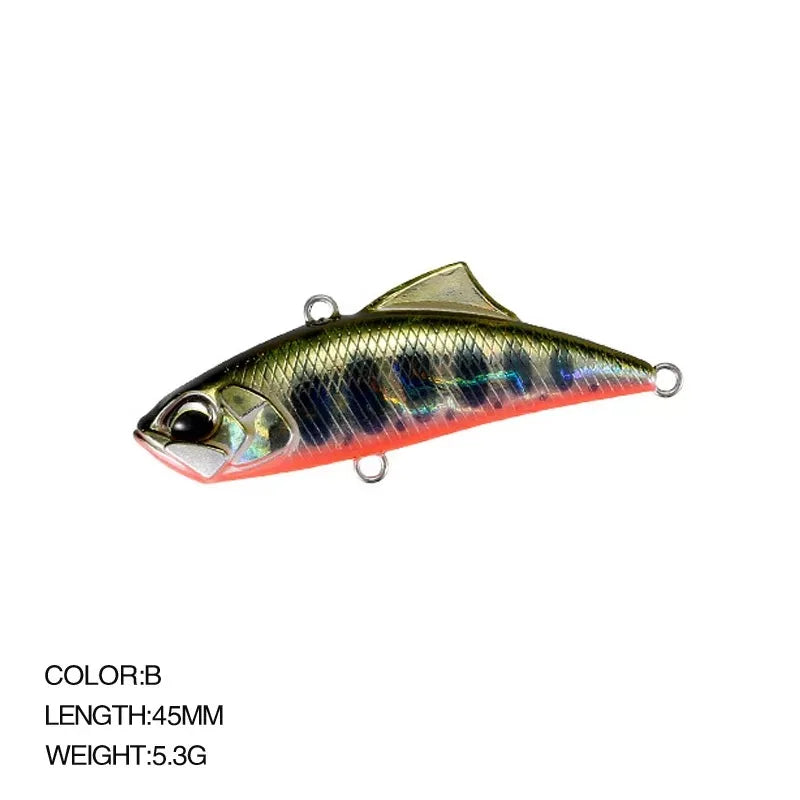 Japan Sinking Lipless Crankbait Lure 5.3g 4.5cm All Depth Ice Fishing Tackle
