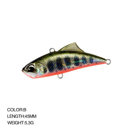 Japan Sinking Lipless Crankbait Lure 5.3g 4.5cm All Depth Ice Fishing Tackle