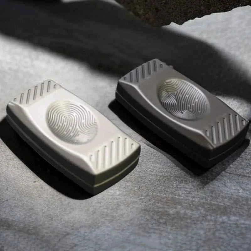 Fingerprint Magnetic Haptic Slider EDC Fidget Toy Metal ADHD Anxiety Relief