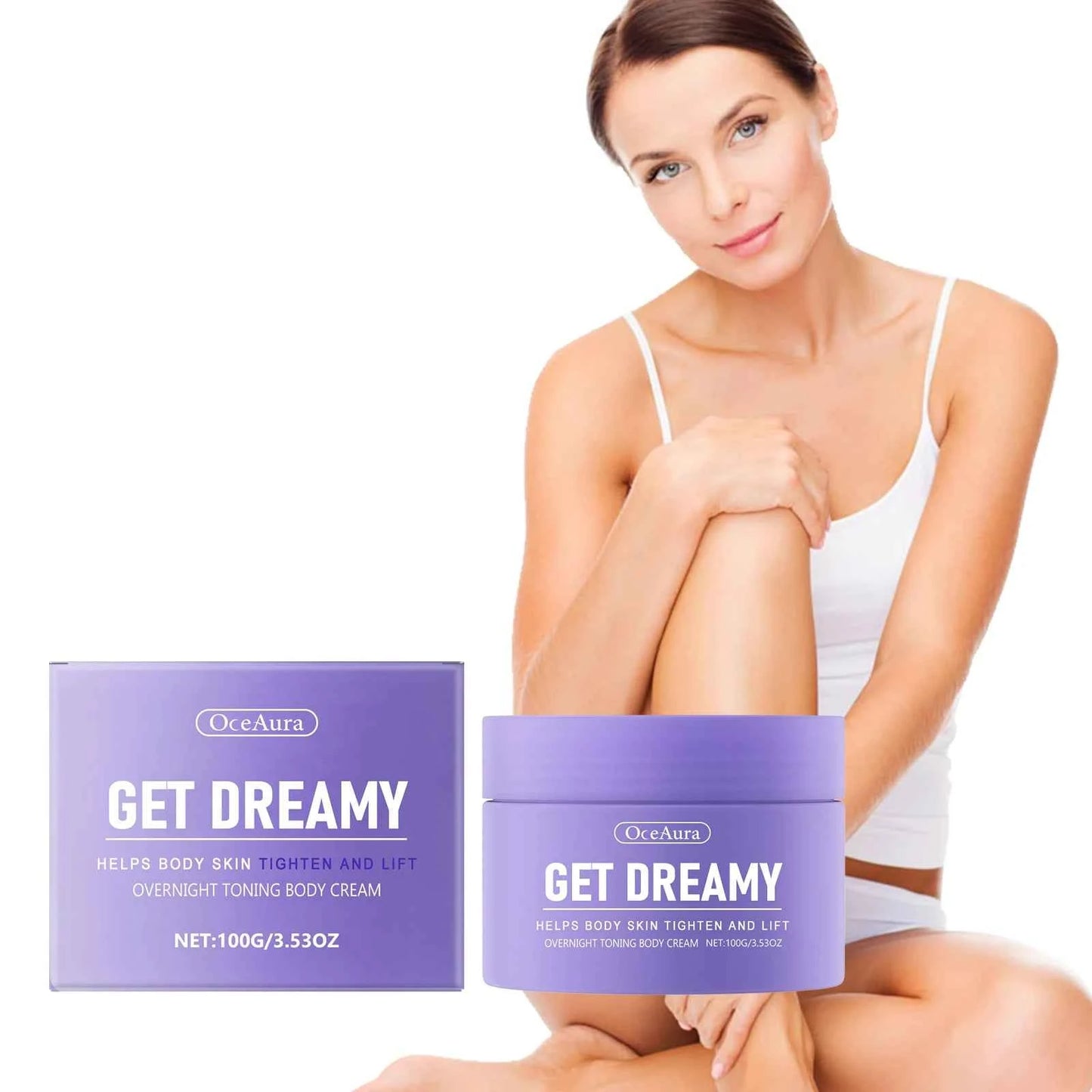 OceAura Dreamy Body Firming Cream 100ml Moisturizing Skin Care Anti Wrinkle