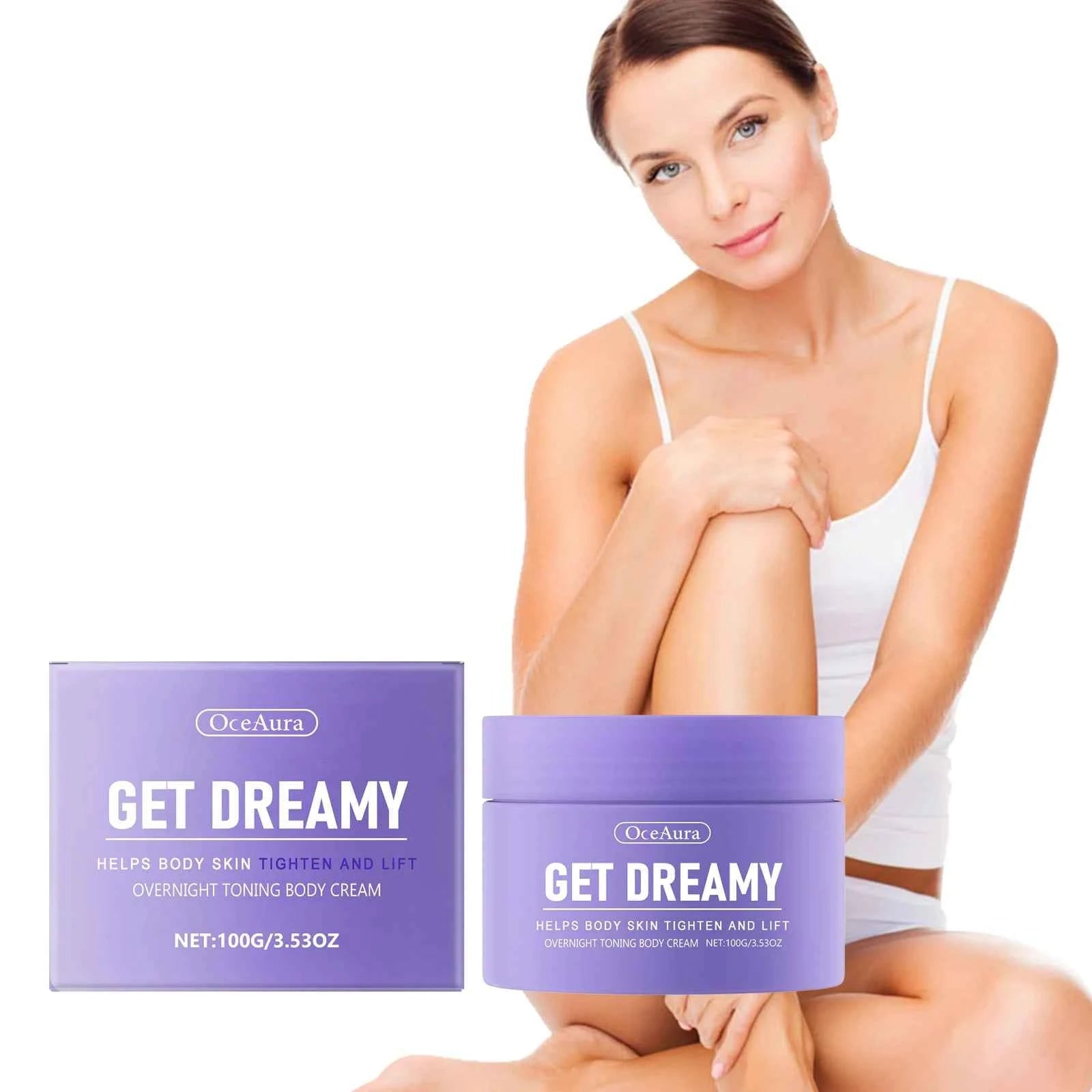 OceAura Dreamy Body Firming Cream 100ml Moisturizing Skin Care Anti Wrinkle