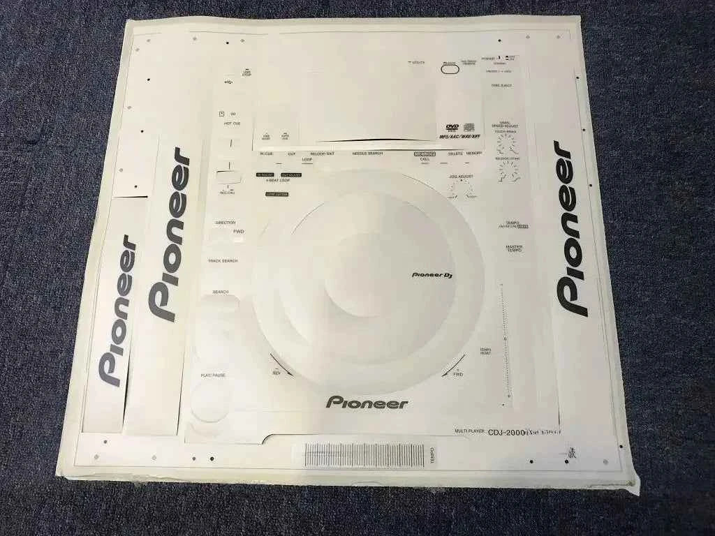 Pioneer Panel DJ Sticker CDJ-2000 CDJ2000NEXUS Disc Player DJM900NEXUS DJM900SRT Self Adhesive Protective Film.Not iron panel