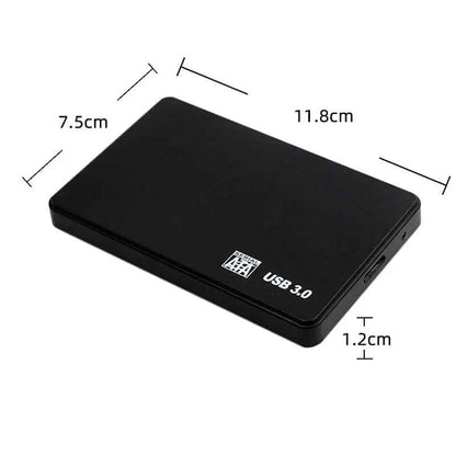 USB 3.0 2.5 Inch SATA HDD SSD External Enclosure 5Gbps High Speed For PC PS5