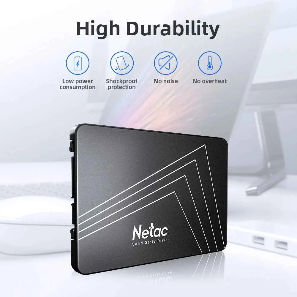 Netac 2.5 Inch SATA III SSD AHCI 128GB 256GB 512GB 1TB 2TB 4TB