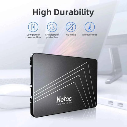 Netac 2.5 Inch SATA III SSD AHCI 128GB 256GB 512GB 1TB 2TB 4TB