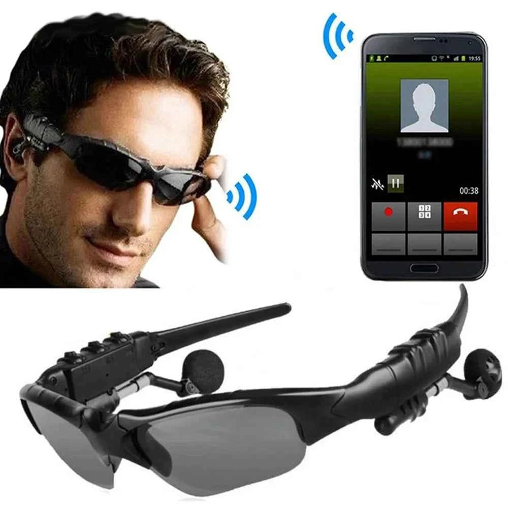 Bluetooth Smart Glasses Headset With Mic For Driving And Sports Noise Reduction