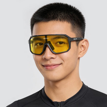 SCVCN Night Vision Glasses Hiking Eyewear Cycling Glasses Driving Eyewear Fashion Polarized Sunglasses Y2K UV400 Mtb Goggles Man
