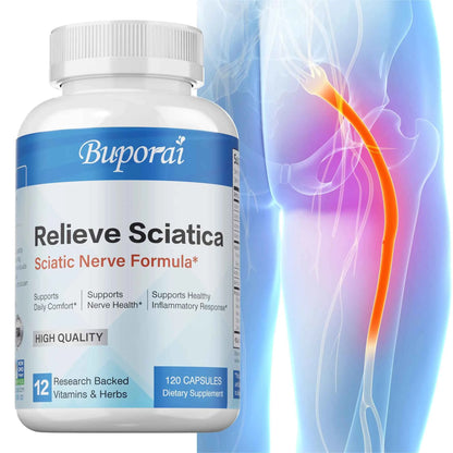 Sciatic Nerve Supplements For Joint Health And Pain Relief 120 Capsules