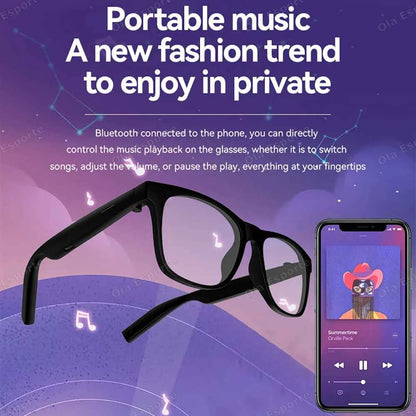 Ola Esporte New Smart Glasses Bluetooth Sunglasses With Call And Music