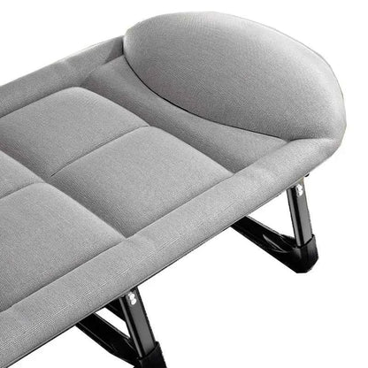 Camping Cot Comfortable with Pad  Portable Folding Bed for Sleeping Single Supports Travel Office Garden Beds  складная кровать