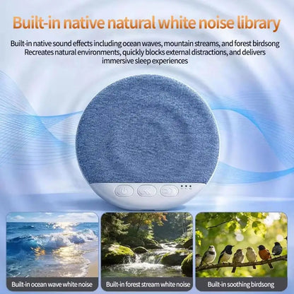 Sleep Aid Pillow Speaker Bluetooth 5.4 Wireless Mini White Noise Speaker Adjustable Timers,Long-Lasting Battery for Deep Sleep