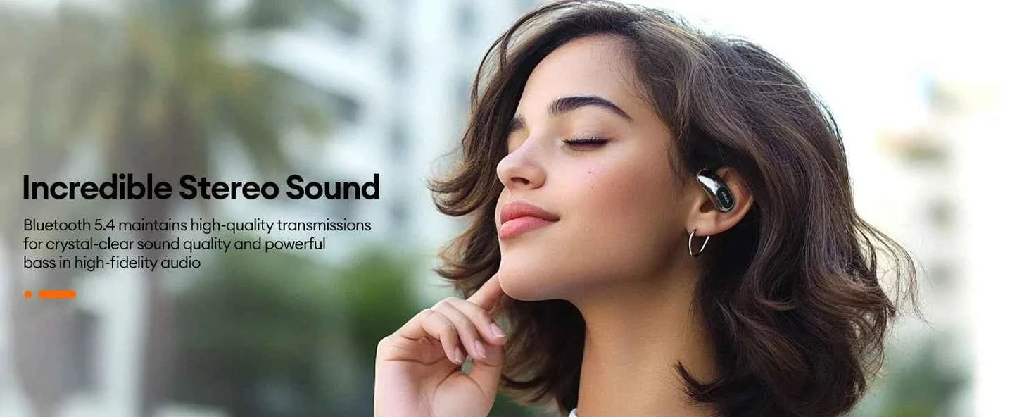 AI Translation PAXA Open Air Ultra 144 languages AI Real-time Translation Wireless Bluetooth Earphones Hi-Fi HD Calling Headset